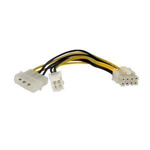 Adaptateur ATX 8 broches mâles-4 broches femelles